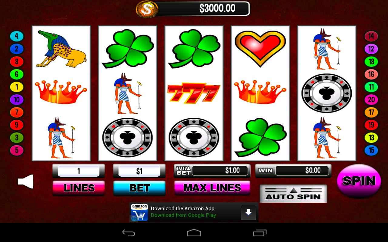 Treasures of Pharaohs Slots (3 reels) Screenshot