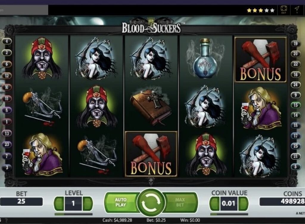 Automat Vampires Zrzut ekranu