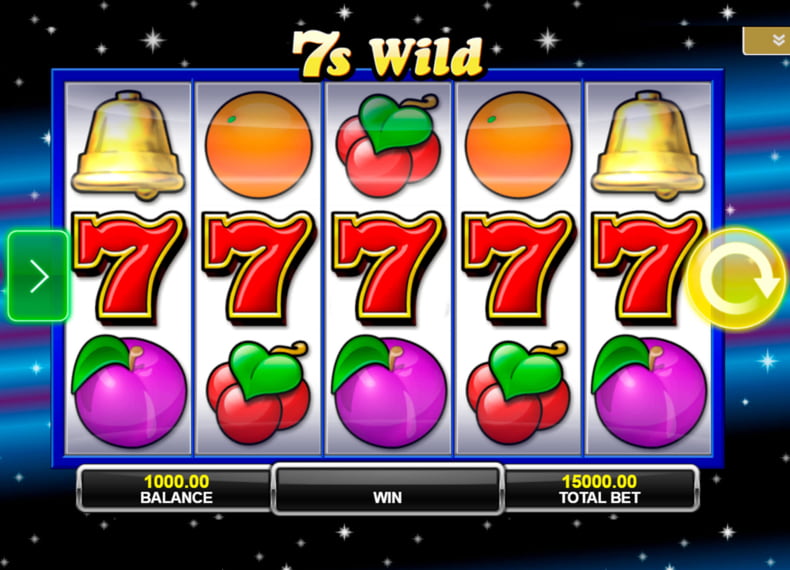 Wild 7's Spielautomat Screenshot