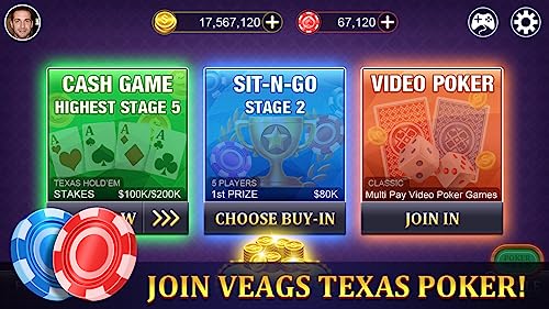Vild Texas Video Poker Skärmdump