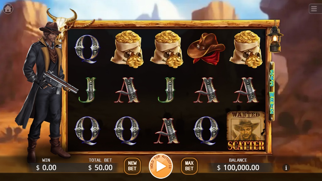 Wild West Bounty Spielautomat Screenshot