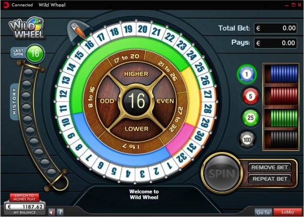 Wild Wheel Roulette Screenshot