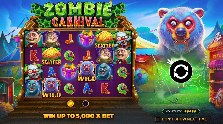 Zombie is a website dedicated to casinos. Captura de pantalla