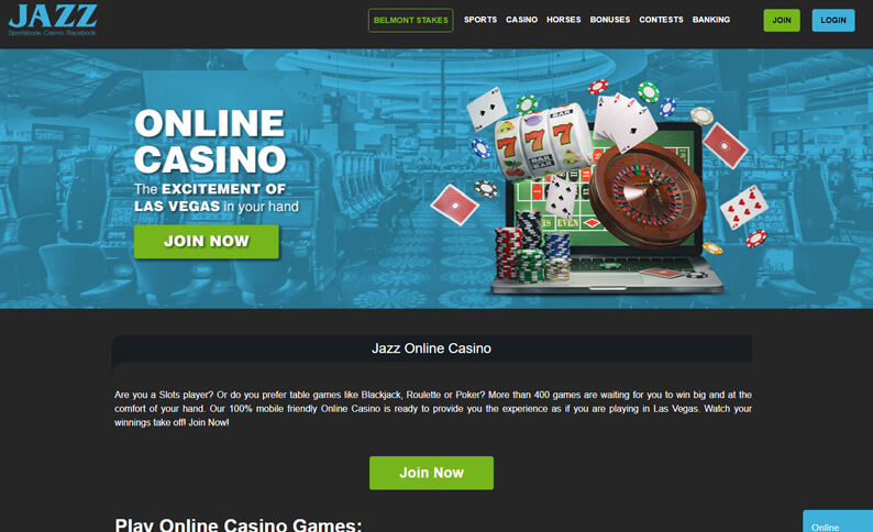 Jazz Casino And Sportsbook screenshot