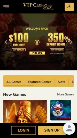 VIP Casino Royal screenshot